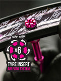 Muc-Off V2 Tubeless Valve Presta 60mm Pink Pair