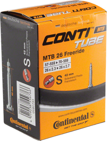 Continental Freeride 26 x 2.32.7 42mm Presta Valve Tube