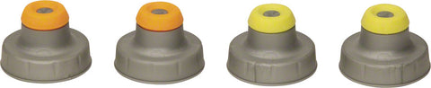 Nathan PushPull Flask Replacement Caps 4Pack Assorted Colors