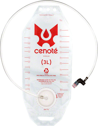 Polar, Cenote Disposable, Hydration Bag, Volume: 3L, Bladder included: 3L, Clear