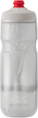 Polar Bottles Breakaway Ride Insulated Water Bottle 20oz White/Silver