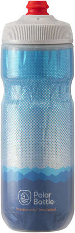 Polar Bottles Breakaway Ride Insulated Water Bottle 20oz Cobalt Blue/Silver