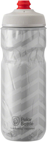 Polar Bottles Breakaway Bolt Insulated Water Bottle 20oz White/Silver