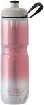 Polar Bottles Sport Fade Insulated Water Bottle 24oz Red/Silver