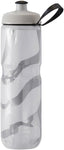 Polar Bottles Sport Contender Insulated Water Bottle 24oz White/Silver