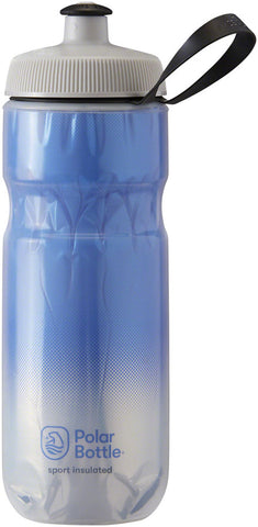 Polar Bottles Sport Fade Insulated Water Bottle 20oz Royal Blue/Silver