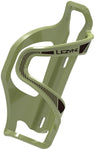 Lezyne, Flow Side Load, Bottle Cage, Composite, Left, Army Green, 48g