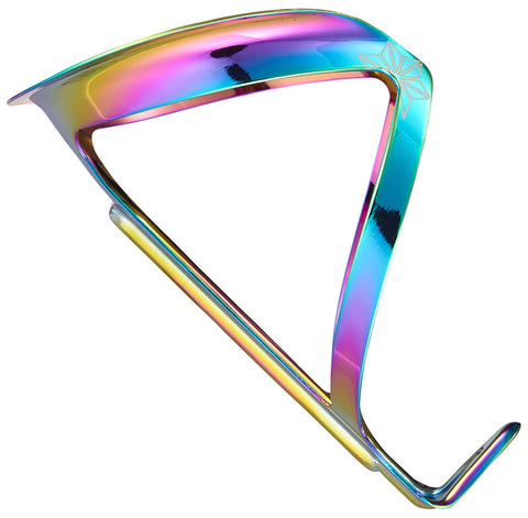 Supacaz Fly Water Bottle Cage Ano Aluminum Oil Slick