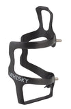 WHISKY No.9 SEL Carbon Water Bottle Cage Left Side UD Matte Black