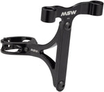 MSW Seltzer Mount CO2 and Bottle Cage holder with 31.6mm clamp Black