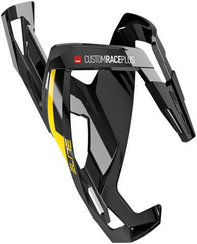 Elite Custom Race Plus Water Bottle Cage Glossy Black/Yellow