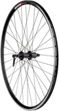 Sta-Tru Double Wall Rear Wheel - 700c QR 10 x 130mm HG 8/9/10-Speed Black