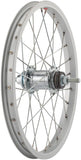 StaTru Single Wall Rear Wheel 16 3/8 x 110mm Coaster Brake Freewheel Silver