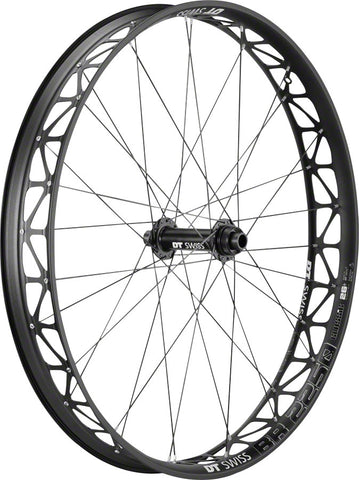 DT Swiss Big Ride Front Wheel 26 15 x 150mm CenterLock Black/White