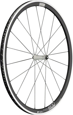 DT Swiss PR 1600 Spline 32 Front Wheel 700 QR x 100mm Rim Brake Black