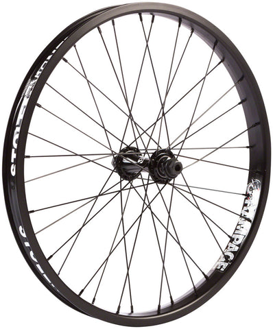 Stolen Rampage Front Wheel 20 3/8 x 100mm Rim Brake Black Clincher Female