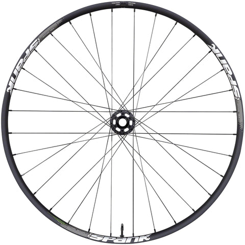 Spank 350 Vibrocore Front Wheel 27.5 15 x 110mm Boost 6Bolt Black