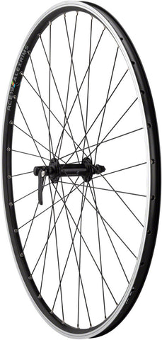 Quality Wheels Deore/ACE19 Front Wheel 700 QR x 100mm Rim Brake Black