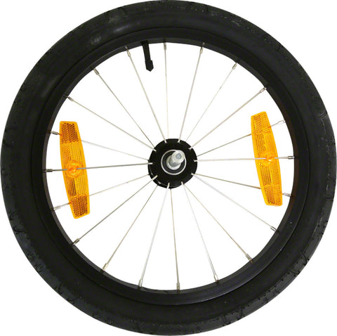 Burley Replacement Wheel: 16 Alloy Push Button Axle