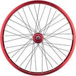 Salt Everest Rear Wheel 20 3/8 x 110mm Rim Brake Flip Flop Red Clincher