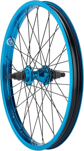 Salt Everest Rear Wheel 20 14 x 110mm Rim Brake Cassette Blue Clincher