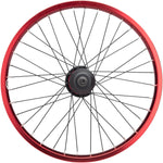 Salt Everest Rear Wheel 20 14 x 110mm Rim Brake Freecoaster Red Clincher