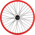 Odyssey Quadrant Front Wheel 20 3/8 x 100mm Rim Brake Black/Red Clincher