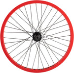 Odyssey Quadrant Front Wheel 20 3/8 x 100mm Rim Brake Black/Red Clincher