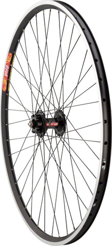 Quality Wheels Tandem Front Wheel 700 QR x 100mm 6Bolt /Rim Brake Black