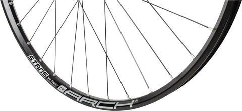 Stan's No Tubes Arch S1 Front Wheel 29 15 x 110mm Boost 6Bolt Black