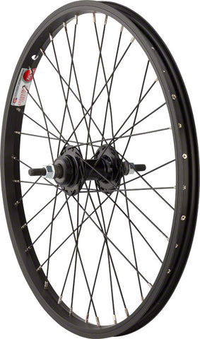 StaTru Single Wall Rear Wheel 20x 1.75 3/8 x 110mm Rim Brake Flip Flop