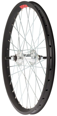 Sta-Tru Double Wall Rear Wheel - 20 Bolt-On 3/8 x 110mm  Flip Flop Black