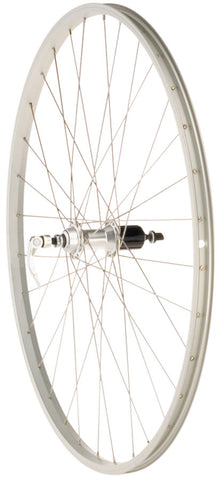 Quality Wheels Value Single Wall Series Rear Wheel 700 QR x 130mm Rim Brake HG 10