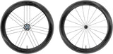 Campagnolo, Bora WTO 60 Dark, Wheel, Front and Rear, 700C / 622, Holes: F: 18, R: 21, QR, F: 100, R: 130, Rim, Campagnolo, Set