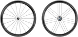 Campagnolo, Bora WTO 45 Dark, Wheel, Front and Rear, 700C / 622, Holes: F: 18, R: 21, QR, F: 100, R: 130, Rim, Campagnolo, Set