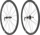 Campagnolo, Bora Ultra 35 Dark Tubular, Wheel, Front and Rear, 700C / 622, Holes: F: 18, R: 21, QR, F: 100, R: 130, Rim, Campagnolo, Set