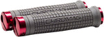 Chromag, Squarewave XL, Grips, 150mm, Grey/Red