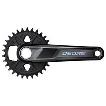 FRONT CHAINWHEEL, FC-M6100-1, DEORE, FOR REAR 12-SPEED, 2-PCS FC, 175MM, 30T W/O CG, W/O BB PARTS, FOR CHAIN LINE 52MM